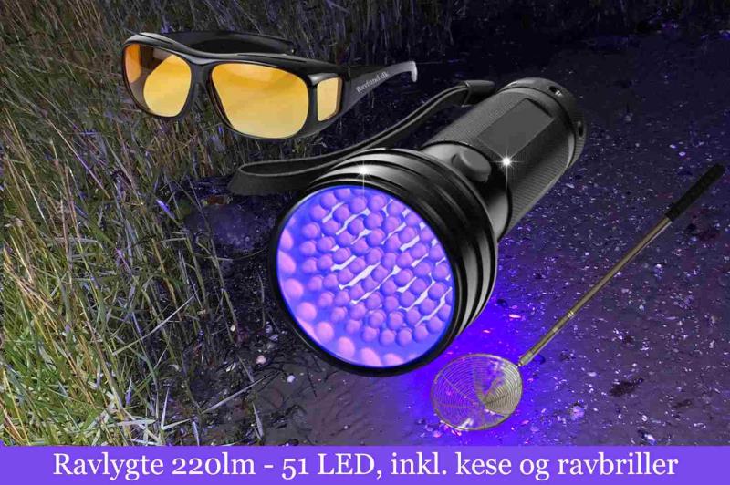 Professionelle Ravlygter til Ravjagten